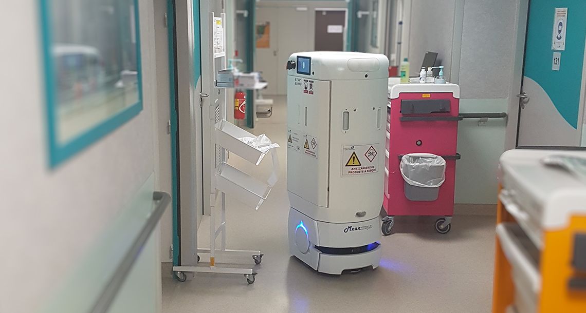 Des robots livreurs pour libérer du temps aux soignants des hôpitaux de Nantes et de Cholet